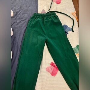 Boys lie green sweat pants